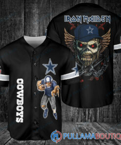 Iron Maiden Dallas Cowboys Baseball Jersey