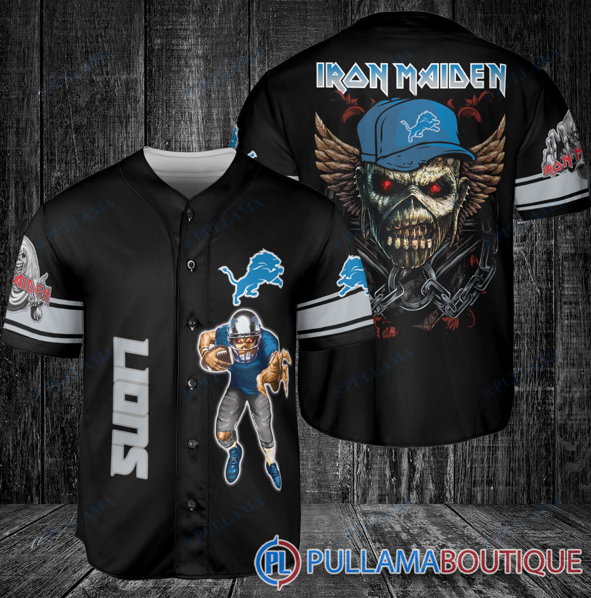 Iron Maiden Seattle Seahawks Baseball Jersey