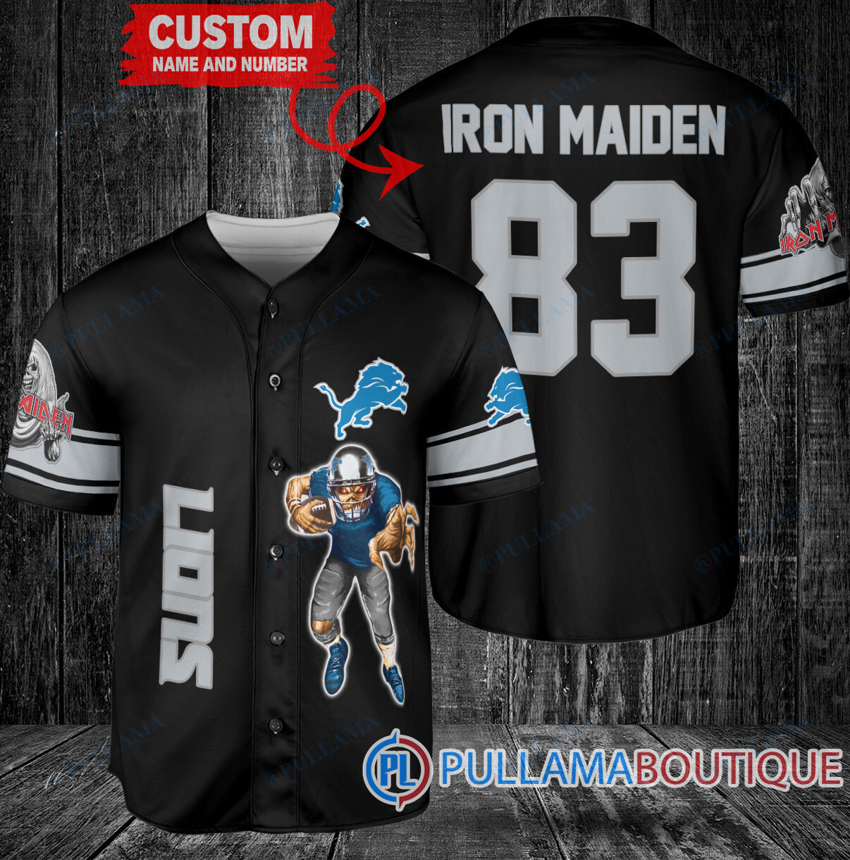 Iron Maiden Cleveland Browns Custom Jersey