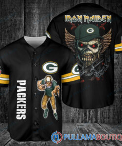 Iron Maiden Green Bay Packers Baseball Jersey