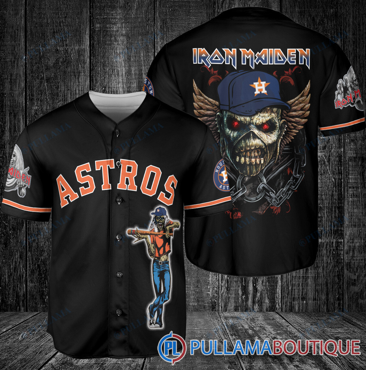 Iron Maiden Chicago Cubs Baseball Jersey