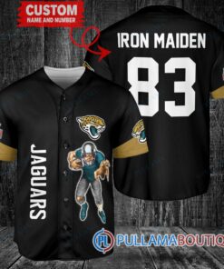 Iron Maiden Jacksonville Jaguars Custom Jersey