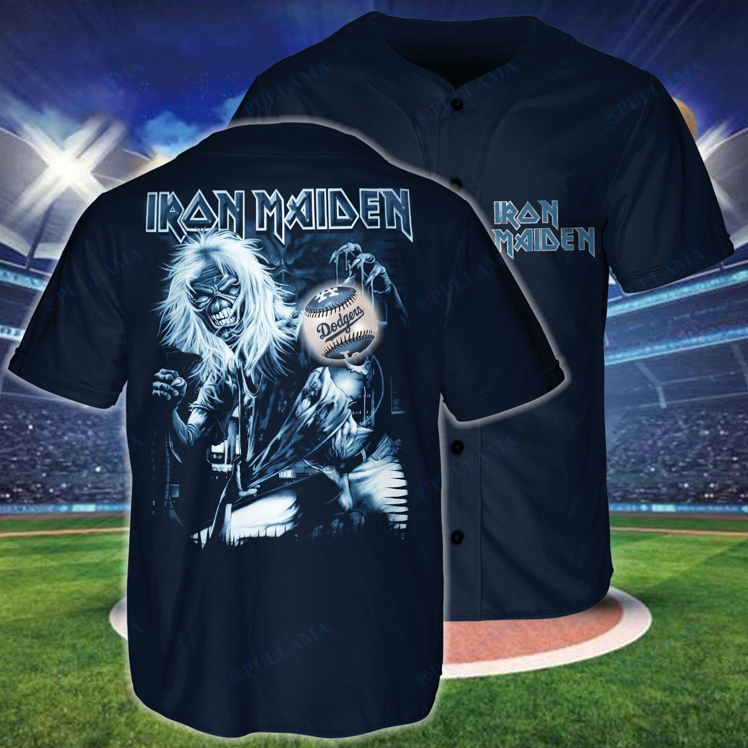 Iron Maiden LA Unisex Baseball Jersey