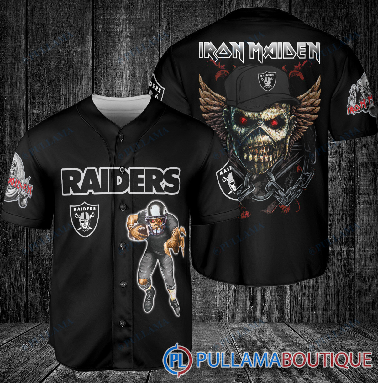 Iron Maiden Jacksonville Jaguars Baseball Jersey