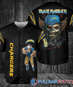 Iron Maiden Los Angeles Chargers Baseball Jersey