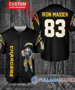 Iron Maiden Los Angeles Chargers Custom Jersey