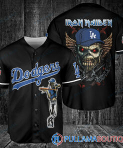 Iron Maiden Los Angeles Dodgers Baseball Jersey