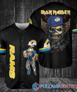 Iron Maiden Los Angeles Rams Baseball Jersey