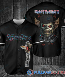 Iron Maiden Miami Marlins Baseball Jersey