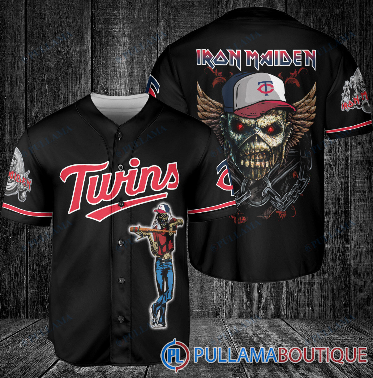 Iron Maiden Boston Red Sox Baseball Jersey