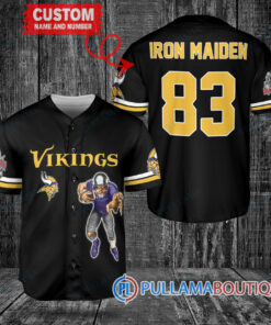 Iron Maiden Minnesota Vikings Custom Jersey