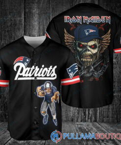 Iron Maiden New England Patriots Baseball Jersey