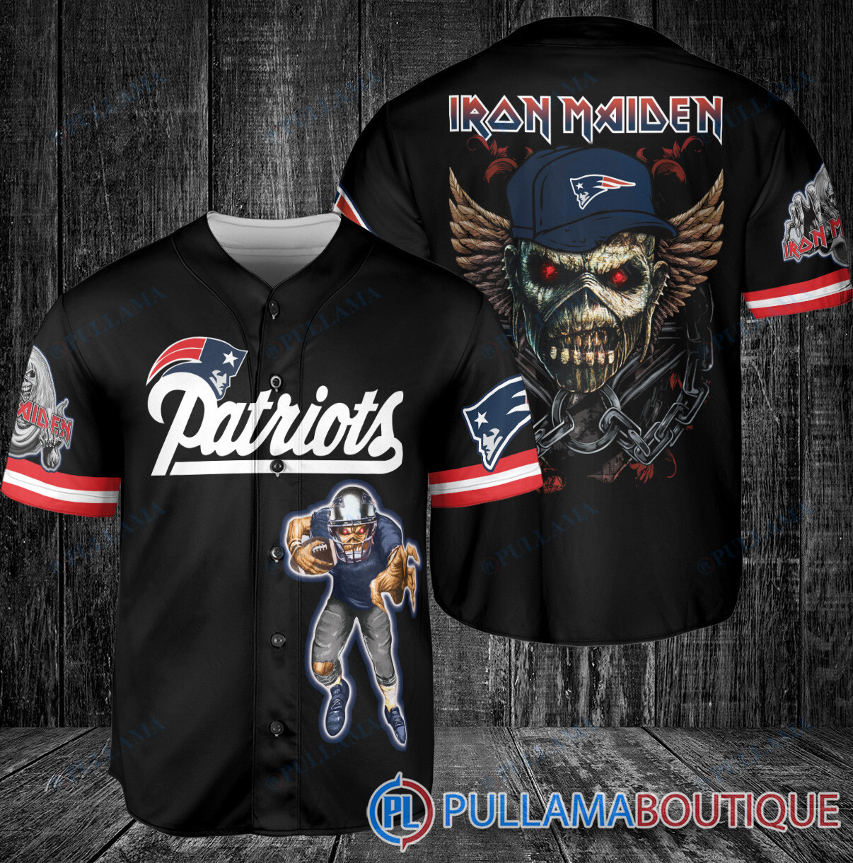 Iron Maiden San Francisco 49ers Baseball Jersey