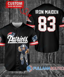 Iron Maiden New England Patriots Custom Jersey