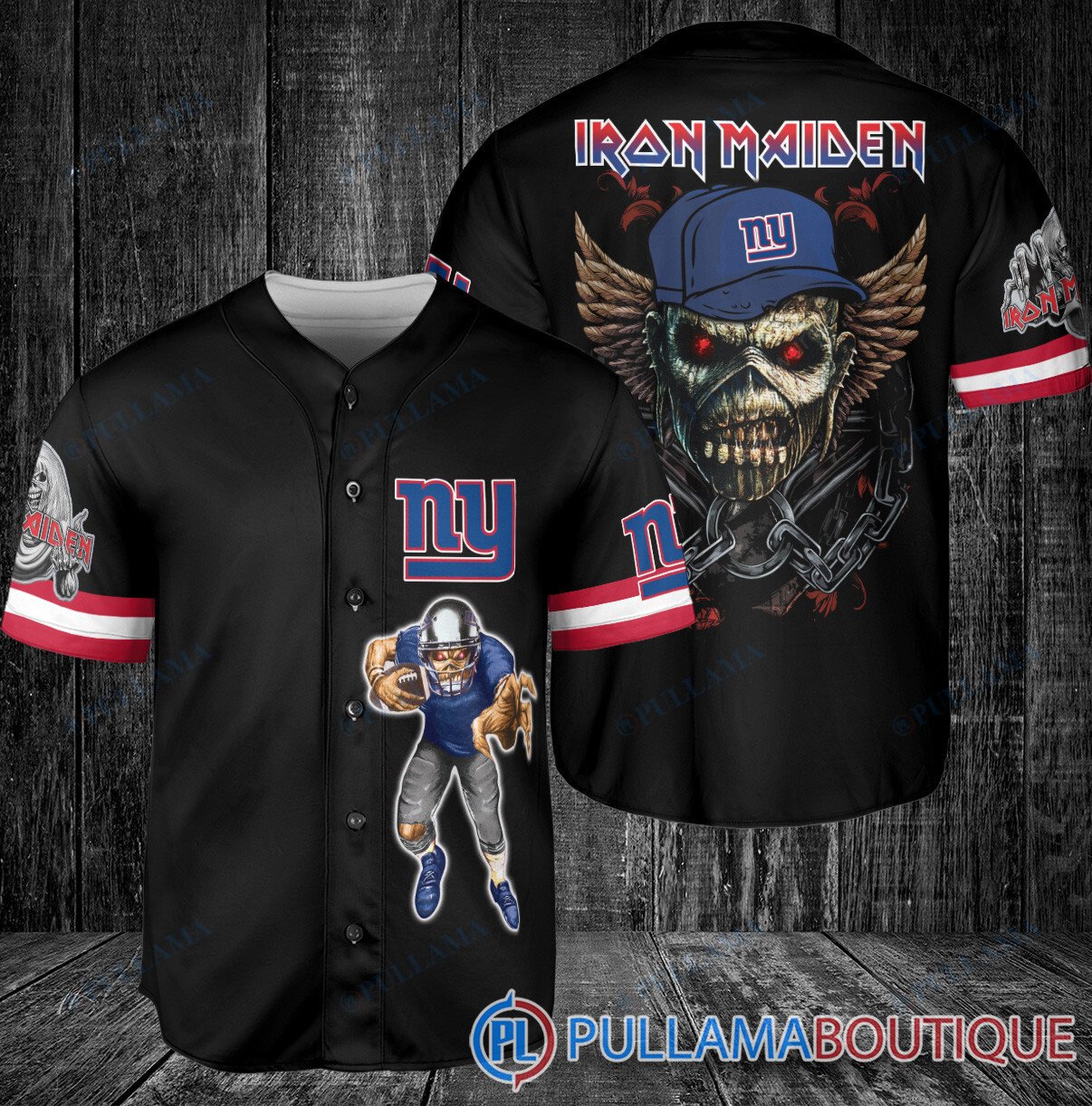 Iron Maiden Los Angeles Chargers Baseball Jersey