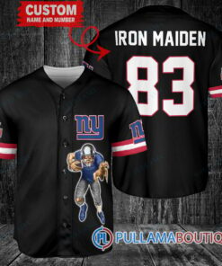 Iron Maiden New York Giants Custom Jersey