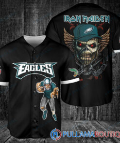 Iron Maiden Philadelphia Eagles Baseball Jersey