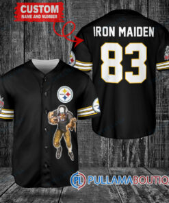 Iron Maiden Pittsburgh Steelers Custom Jersey