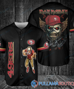 Iron Maiden San Francisco 49ers Baseball Jersey