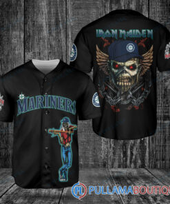 Iron Maiden Seattle Mariners Baseball Jersey