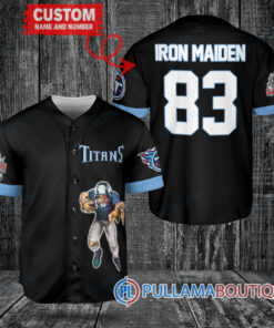 Iron Maiden Tennessee Titans Custom Jersey