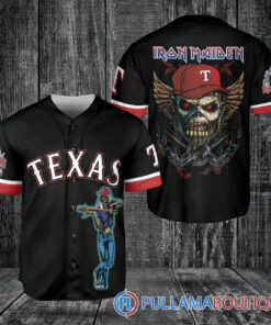 Iron Maiden Texas Rangers Baseball Jersey