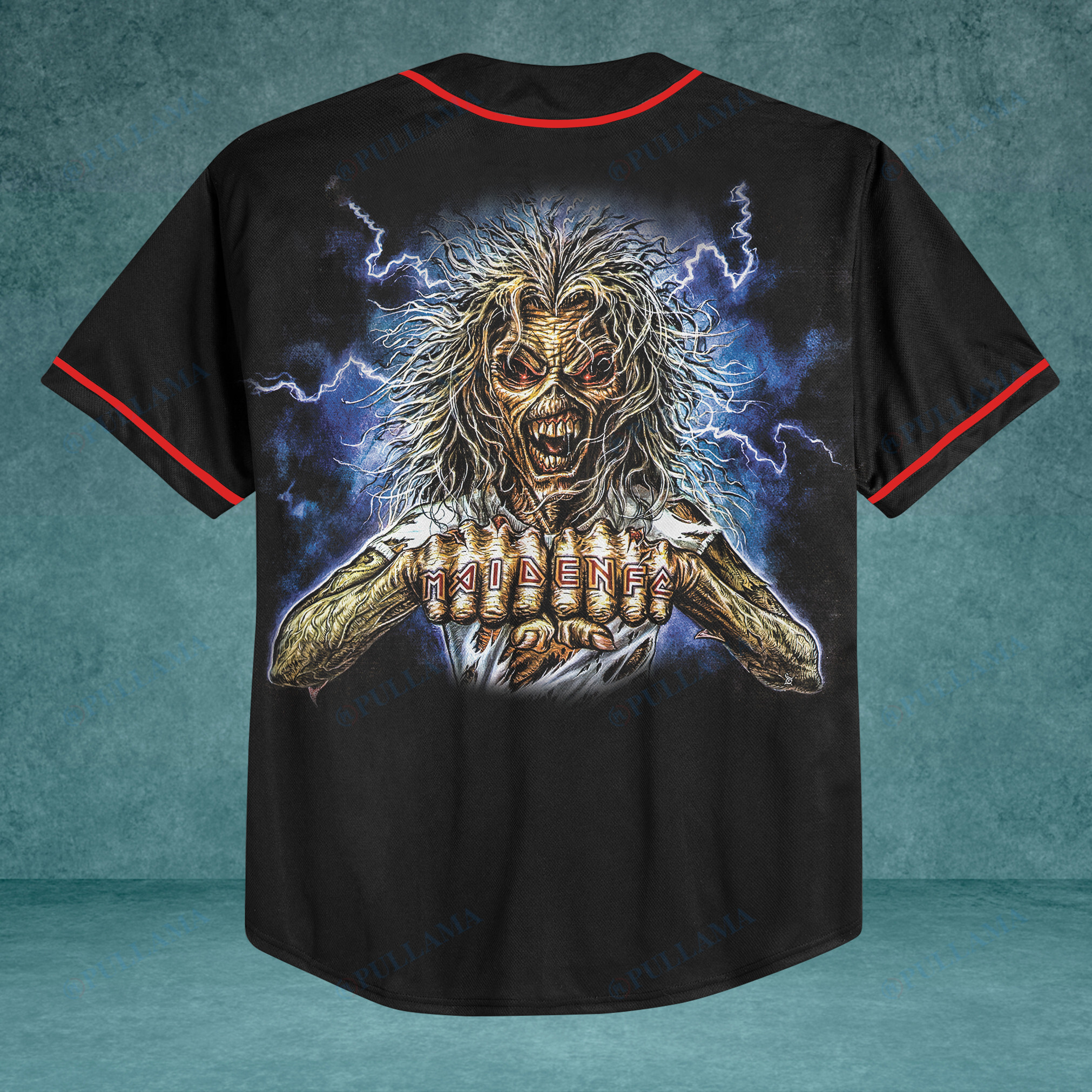 Iron Maiden Unisex Baseball Jersey V4