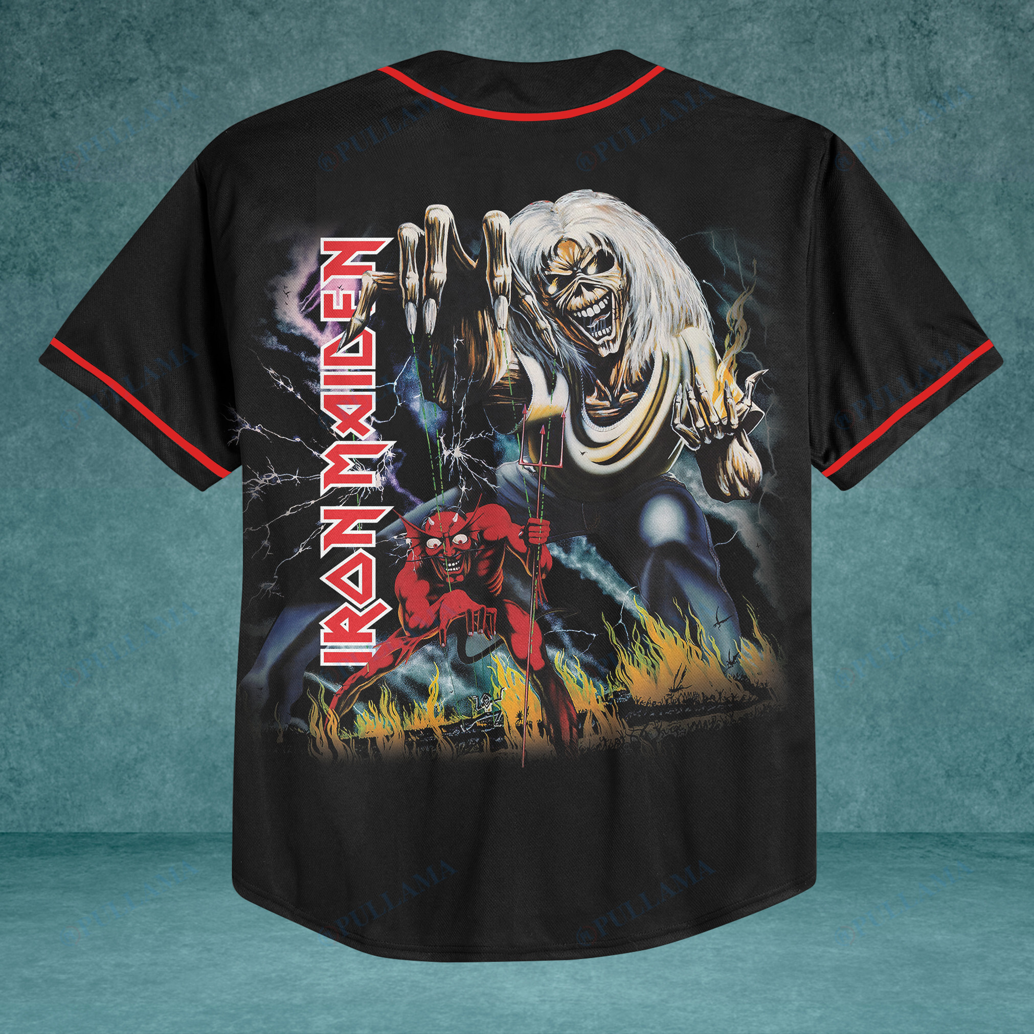 Iron Maiden Unisex Baseball Jersey V5