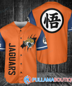 Jacksonville Jaguars Dragon Ball Z Goku Baseball Jersey