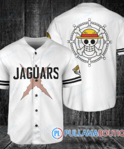 Jacksonville Jaguars Luffy After Timeskip One Piece Straw Hats Baseball Jersey