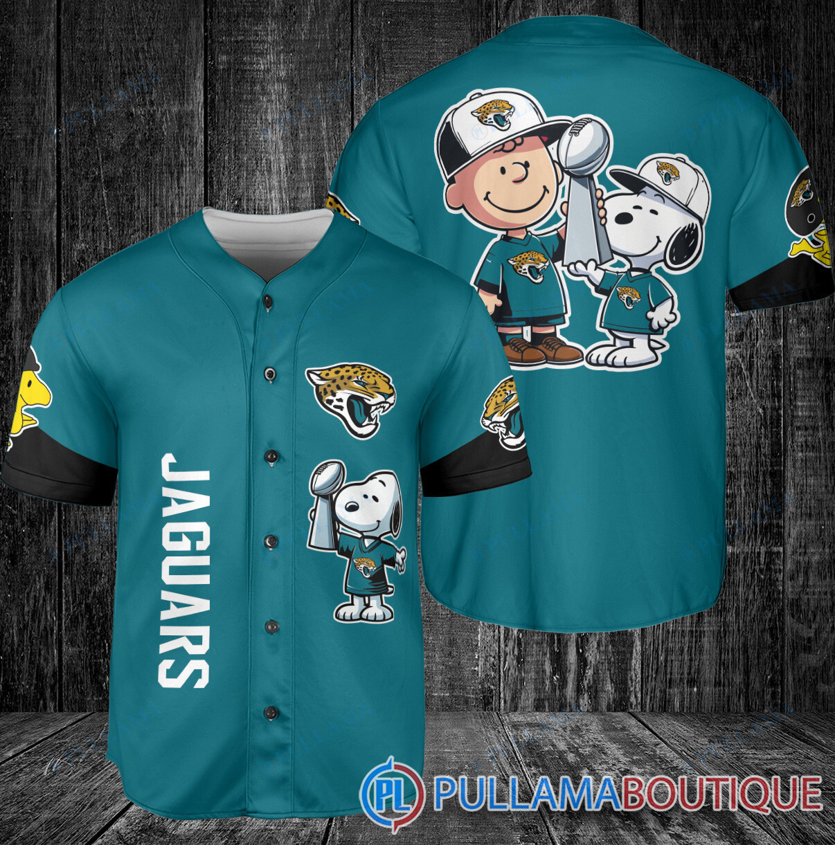 Minnesota Vikings x Snoopy and Charlie Brown with Trophy Baseball Jersey Purple