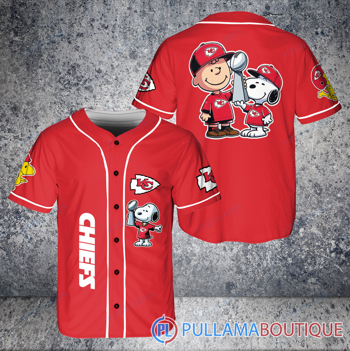 Indianapolis Colts x Snoopy and Charlie Brown with Trophy Baseball Jersey White