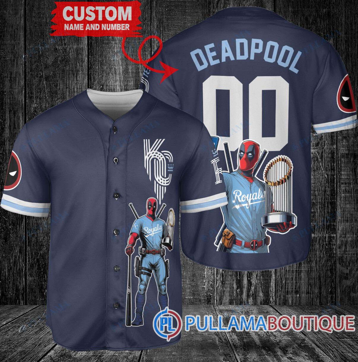 Arizona Diamondbacks x Deadpool with Trophy Baseball Jersey Sand