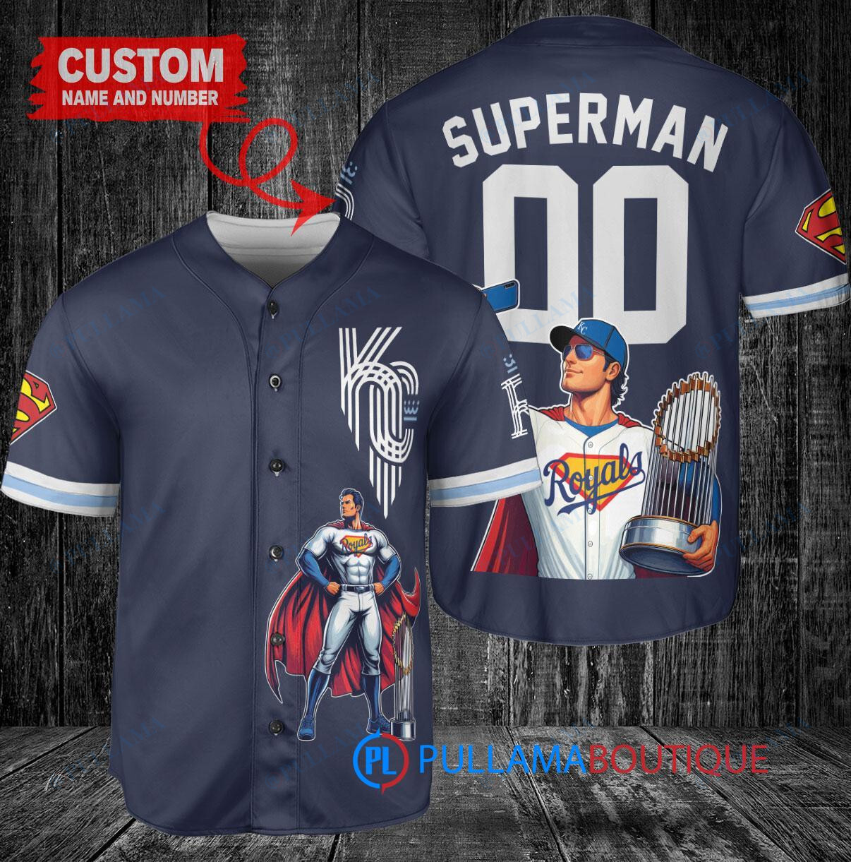 Cleveland Guardians x Superman DC Comics with Trophy Custom Baseball Jersey Red