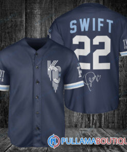 Kansas City Royals x Taylor Swift 22 Baseball Jersey