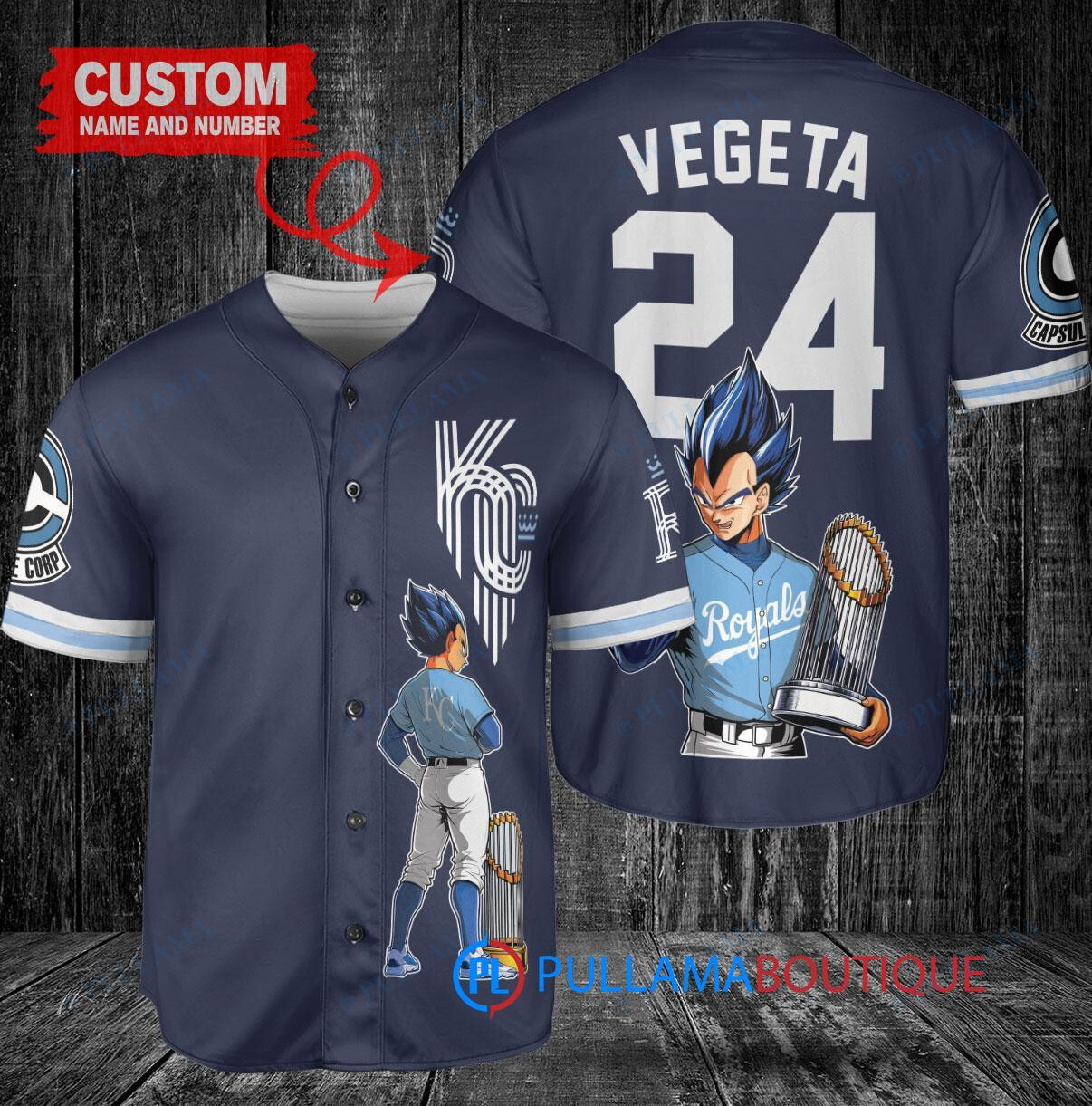 Tampa Bay Rays Vegeta Super Saiyan Dragon Ball Z Baseball Jersey White Replica