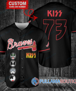 KISS Atlanta Braves Custom Baseball Jersey