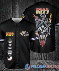 KISS Baltimore Ravens Baseball Jersey