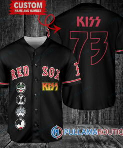 KISS Boston Red Sox Custom Baseball Jersey