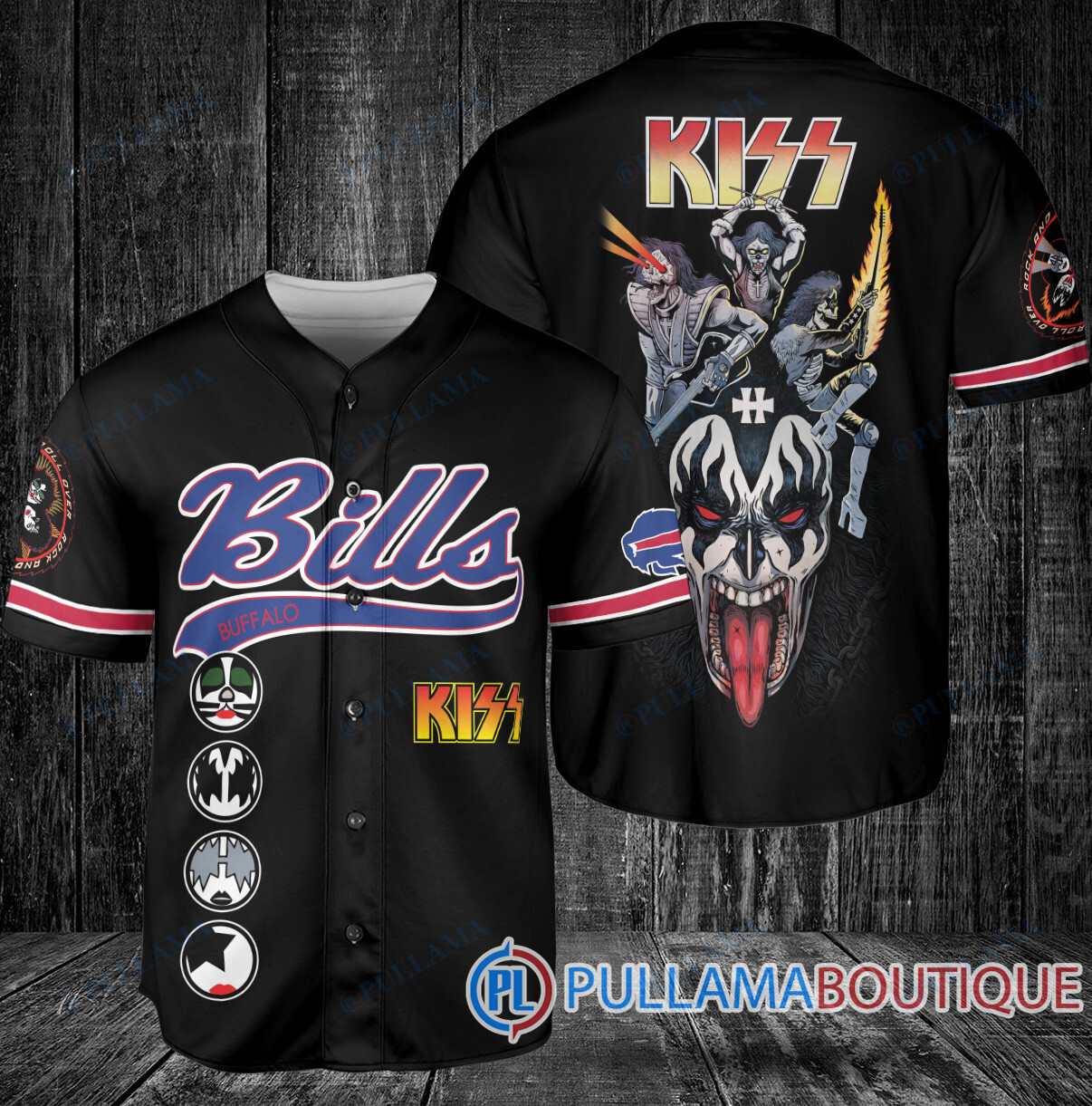 KISS Tampa Bay Buccaneers Baseball Jersey