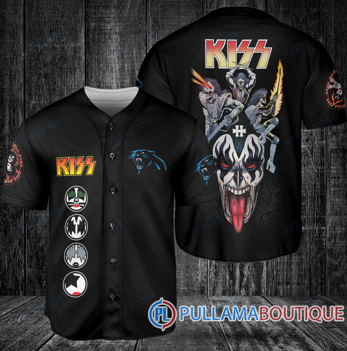 KISS New Orleans Saints Baseball Jersey