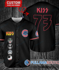 KISS Chicago Cubs Custom Baseball Jersey