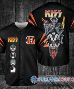 KISS Cincinnati Bengals Baseball Jersey