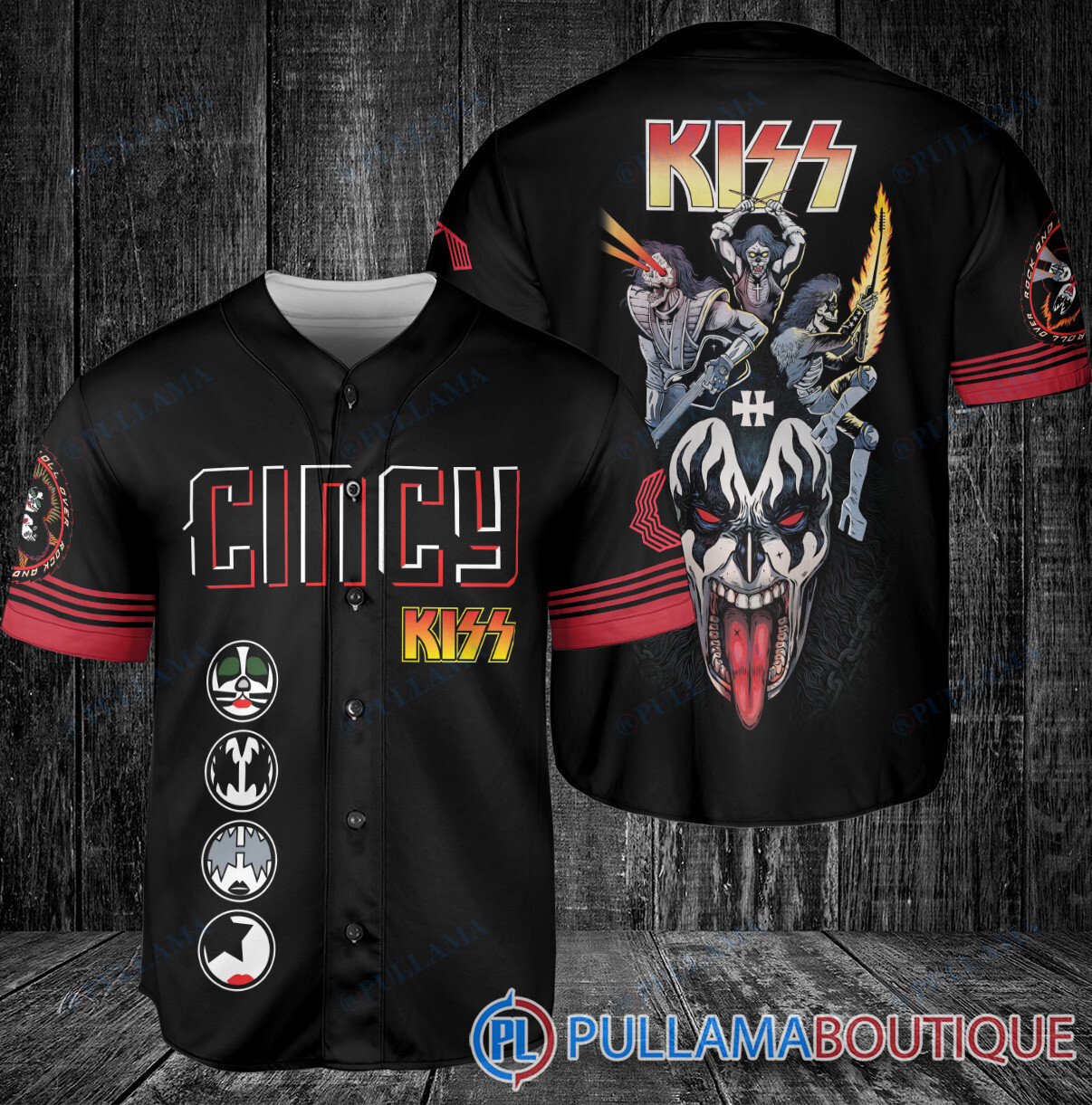 KISS Los Angeles Angels Baseball Jersey – Exclusive Fan Gear