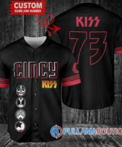 KISS Cincinnati Reds Custom Baseball Jersey