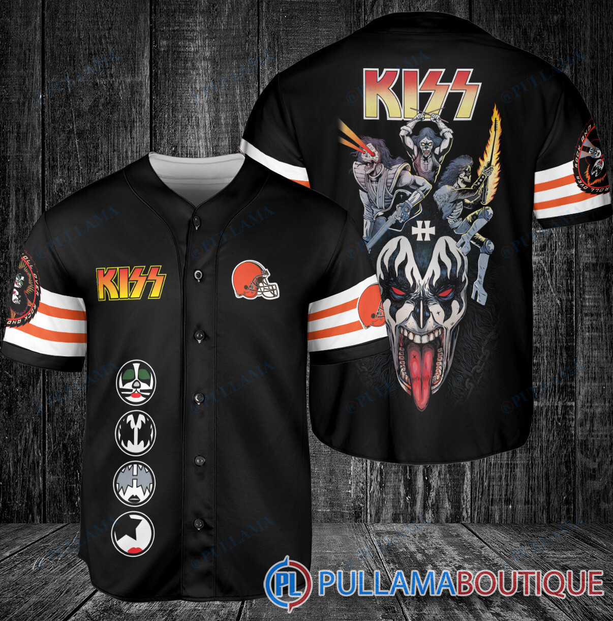 Iron Maiden Cincinnati Bengals Baseball Jersey