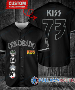 KISS Colorado Rockies Custom Baseball Jersey