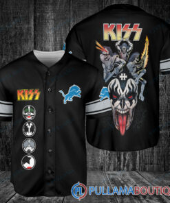 KISS Detroit Lions Baseball Jersey