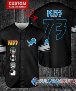 KISS Detroit Lions Custom Baseball Jersey – Exclusive Fan Gear