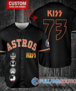 KISS Houston Astros Custom Baseball Jersey